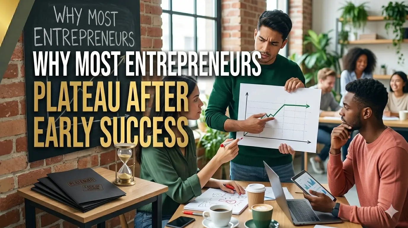 Entrepreneurs plateau after success