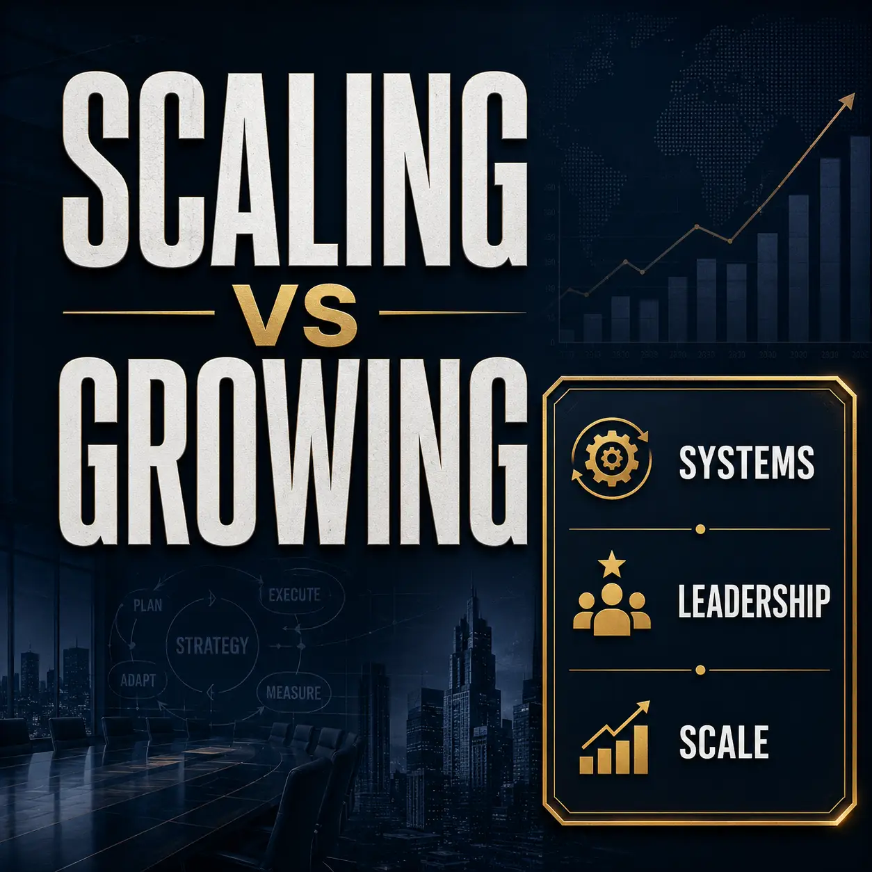 Scaling vs Growing