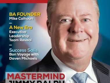 Board of Advisors magazine cover announcing Jimmy Ralph as CEO