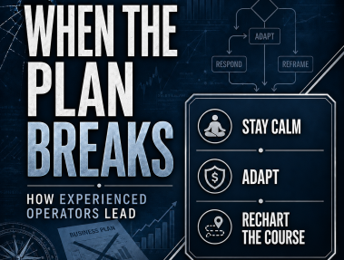 What to do when the business plan breaks