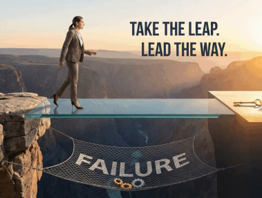 Taking risk without fearing failure