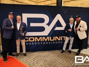 Jimmy Ralph with Board of Advisors Team